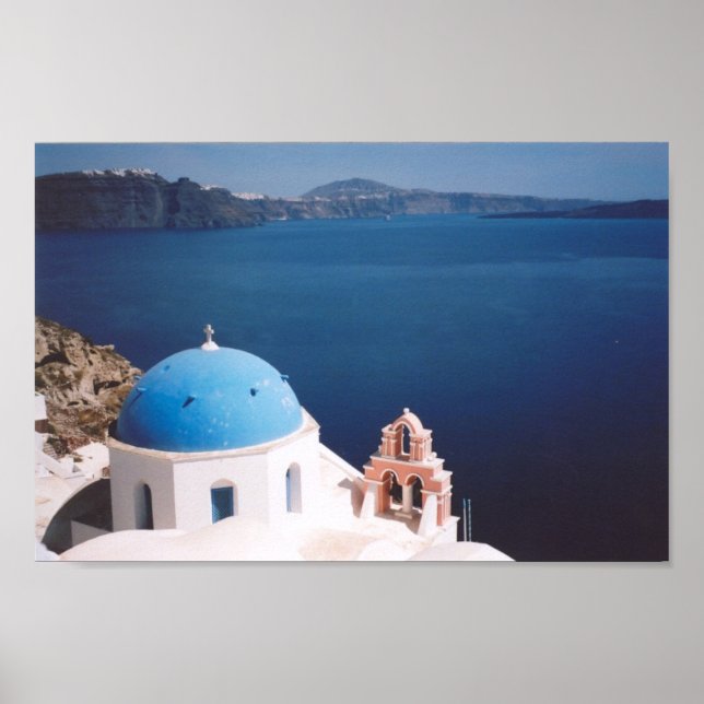 Póster Santorini (Frente)