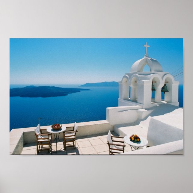 Póster Santorini (Frente)