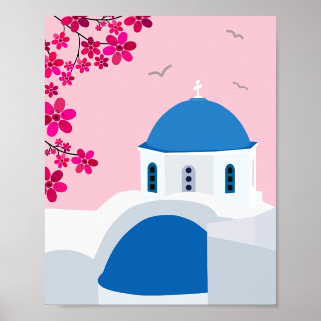 Póster Santorini 02 (Frente)