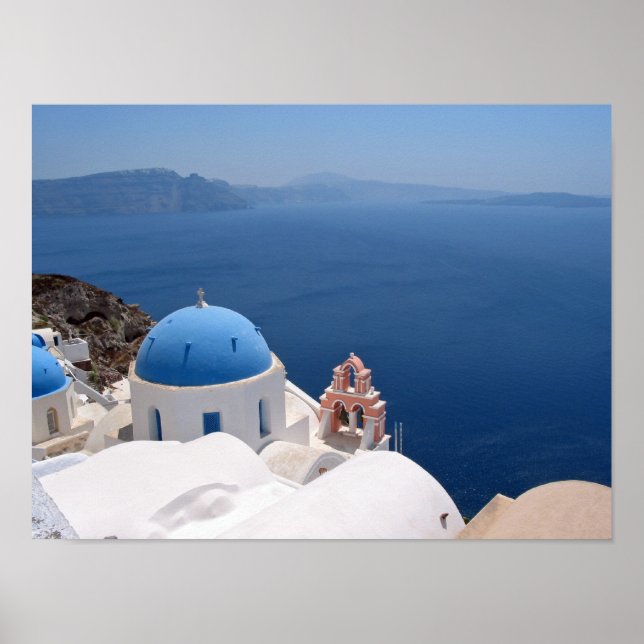 Póster Santorini Canvas Print (Frente)