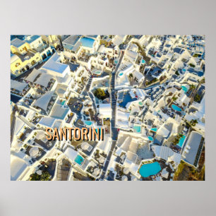Póster Santorini - Grecia