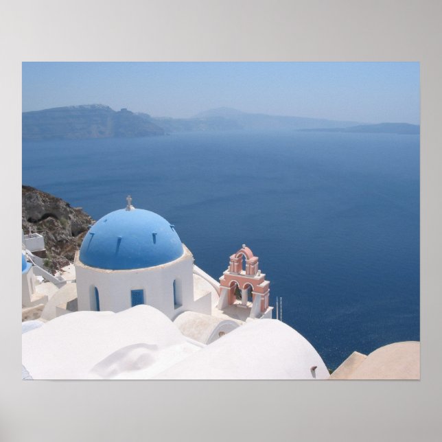 Póster Santorini Grecia (Frente)