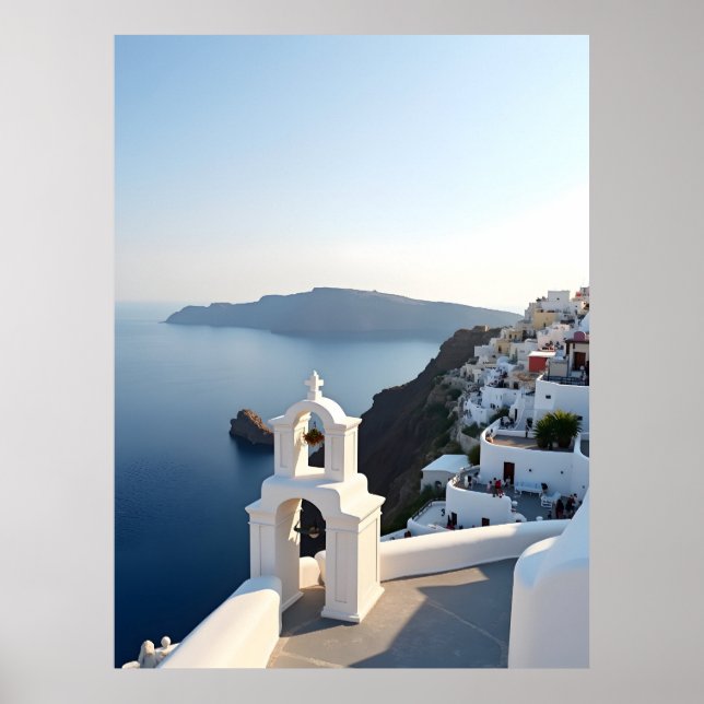 Póster Santorini Grecia (Frente)