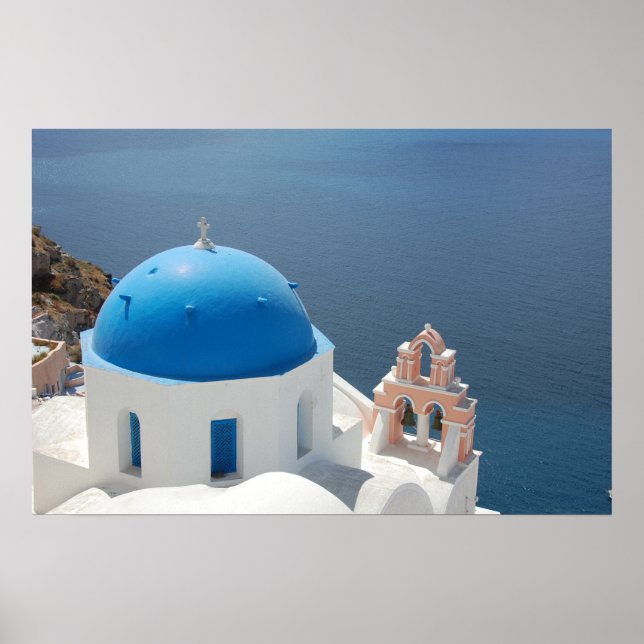 Póster Santorini Grecia (Frente)