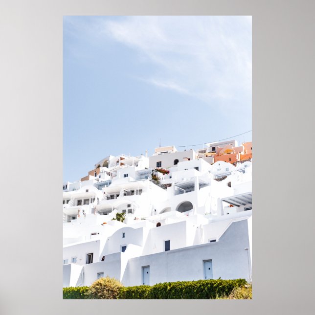 Póster Santorini, grecia (Frente)