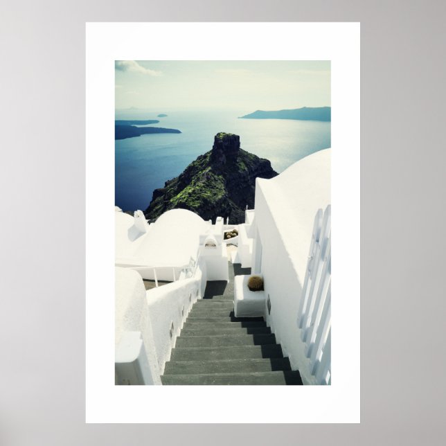 Póster Santorini Island, Greece (Frente)
