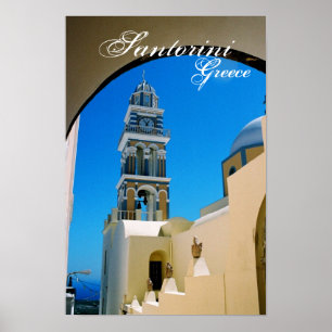 Póster Santorini, Poster de Grecia
