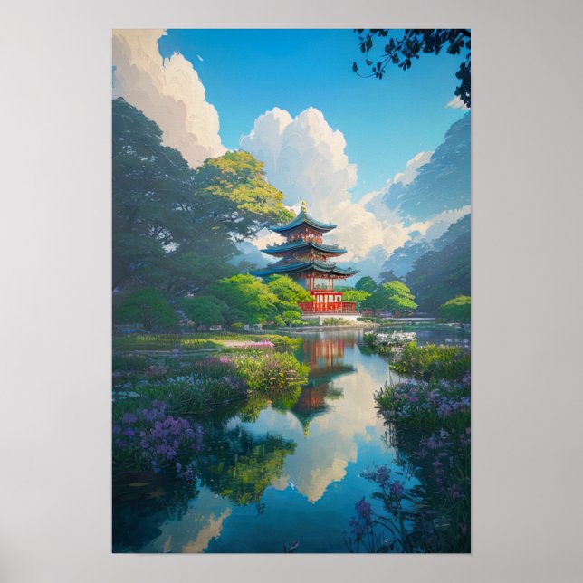 Póster Santuario a orillas del río (Frente)