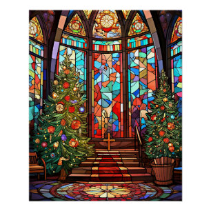 Póster Santuario de la Iglesia a los Navidades