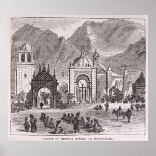 Póster Santuario de Nuestra Señora de Copacabana