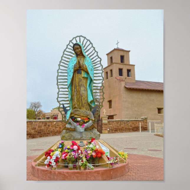 Póster Santuario de Nuestra Señora de Guadalupe, Santa Fe (Frente)