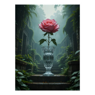 Póster Santuario de Rosas de cristal