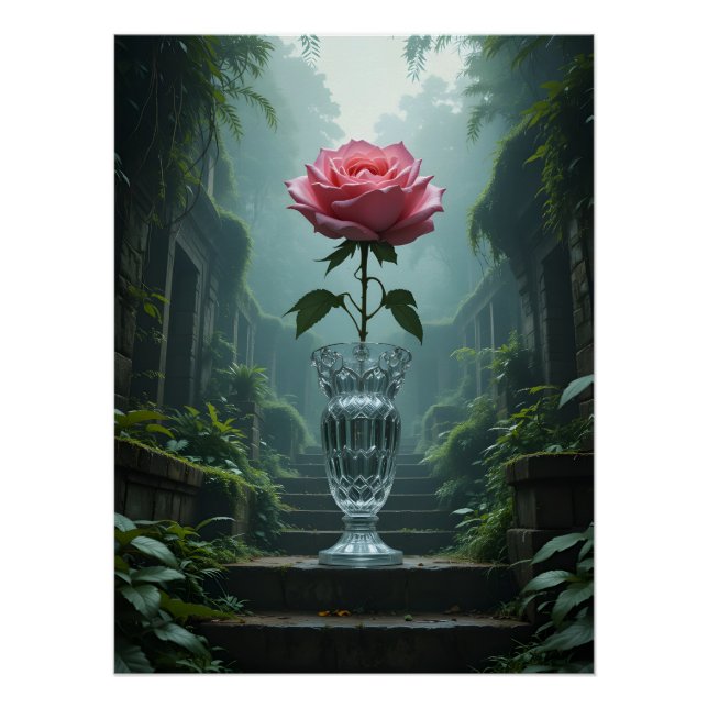 Póster Santuario de Rosas de cristal (Anverso)