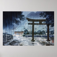 Santuario Futarazan en Nikko por Tsuchiya Koitsu