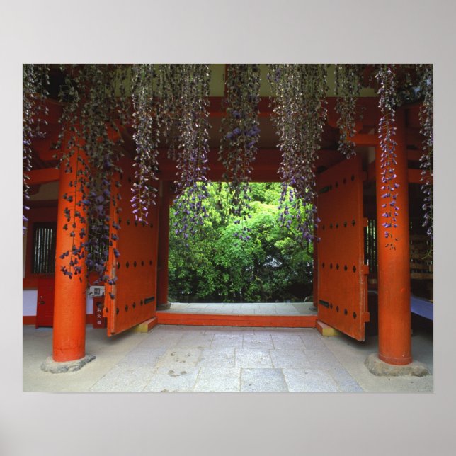 Póster Santuario Kasuga, Nara, Japón (Frente)