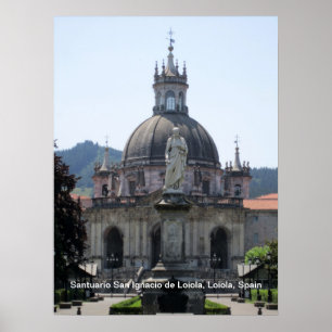 Póster Santuario San Ignacio de Loiola, Loiola, España