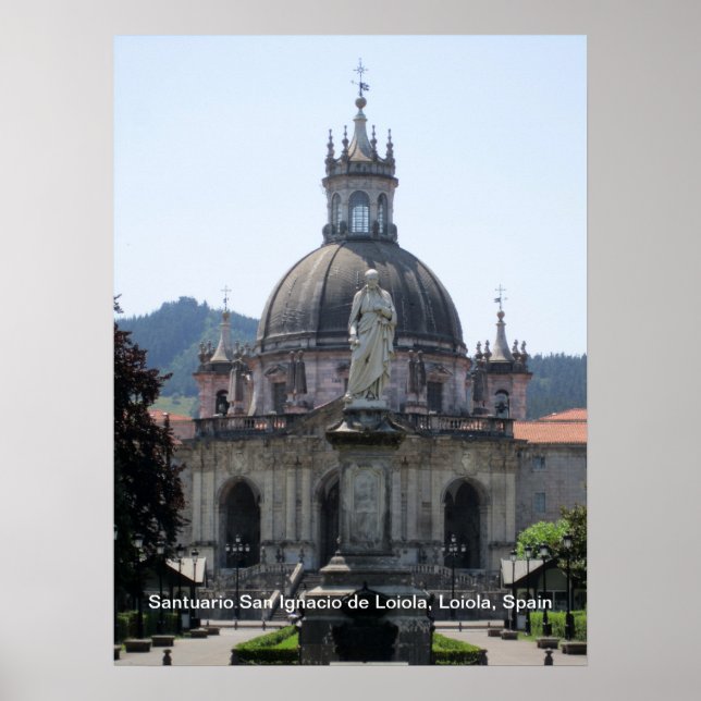 Póster Santuario San Ignacio de Loiola, Loiola, España (Frente)