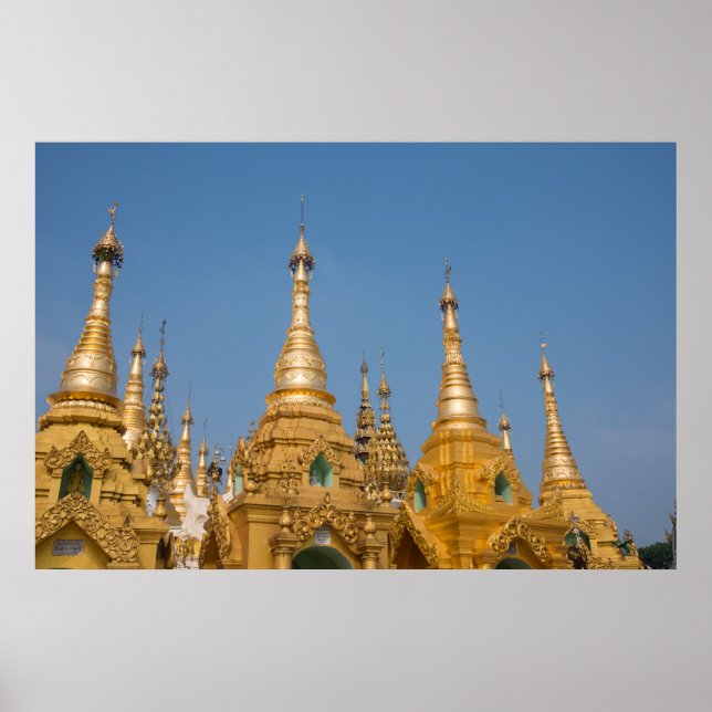 Póster Santuarios budistas (Frente)