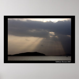 Póster Sanya después de la tormenta, China