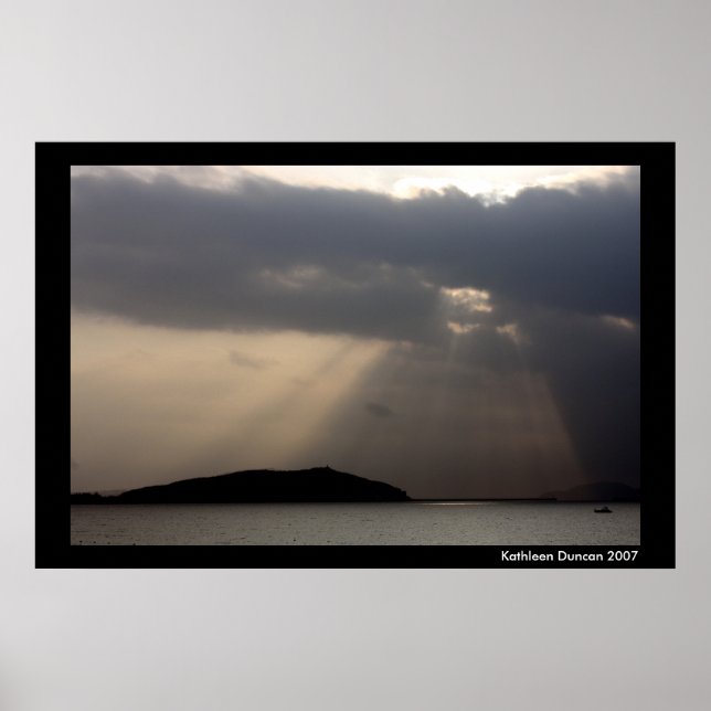 Póster Sanya después de la tormenta, China (Frente)