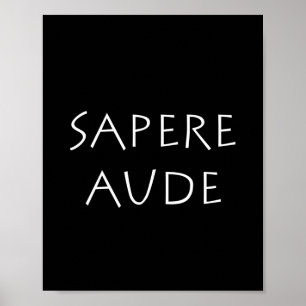 Póster Sapere aude