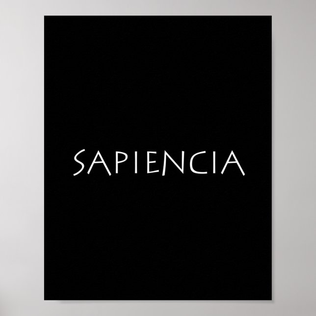 Póster Sapiencia (Frente)