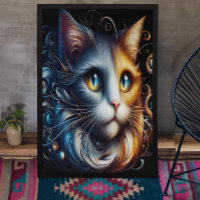 Sapphire Gaze: Un gato con ojos azules