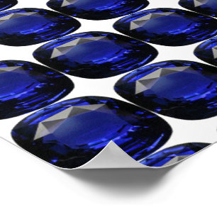 Póster Sapphire Gemstone Blue