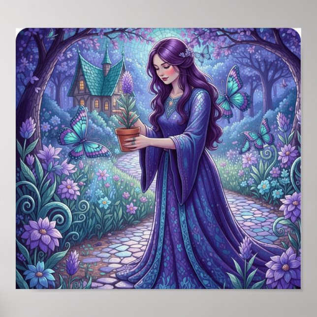 Póster SapphireButterFly2 (Frente)