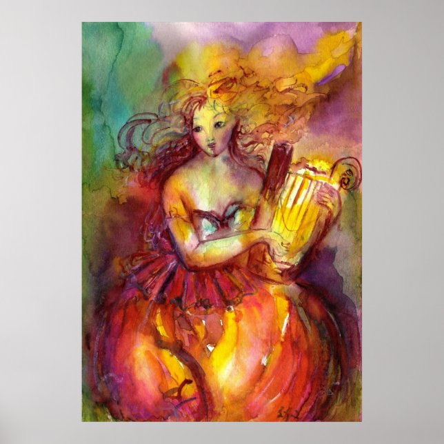PÓSTER SAPPHO, BAILE, MÚSICA Y POESÍA (Frente)