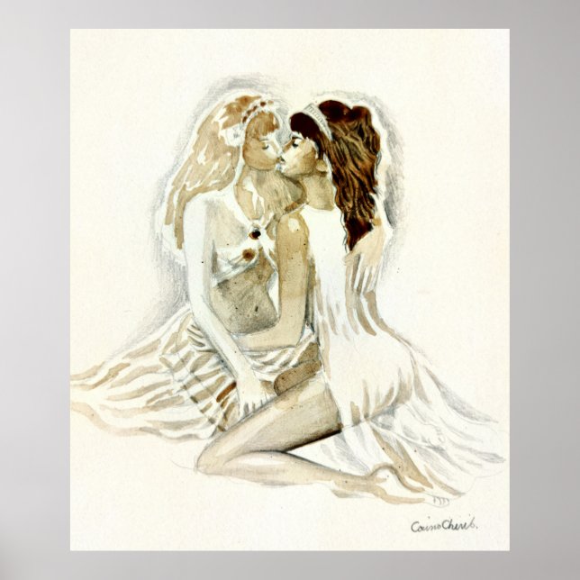 Póster Sappho y su amante (Frente)