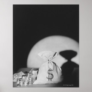 Póster Saqueo de dinero