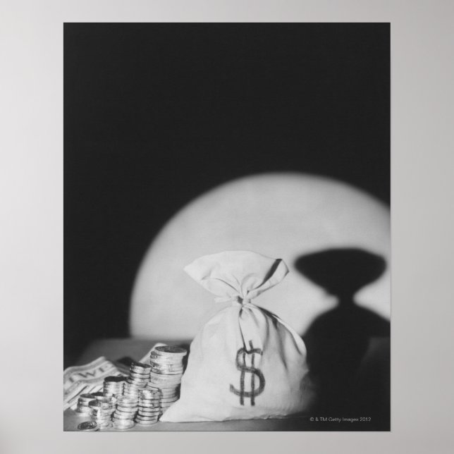 Póster Saqueo de dinero (Frente)