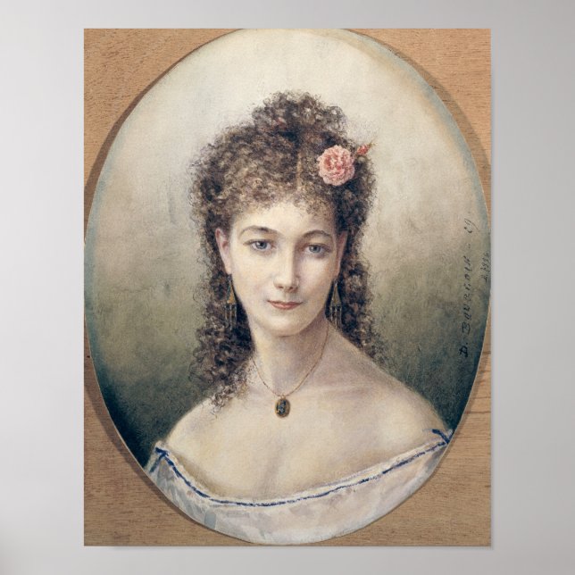 Póster Sarah Bernhardt  1869 (Frente)