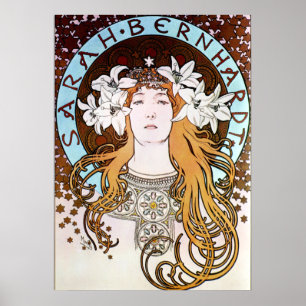 Póster Sarah Bernhardt - Alphonse Mucha