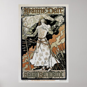 Póster ~ Sarah Bernhardt de Jeanne D'Arc