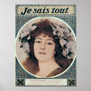 Póster Sarah Bernhardt en Gismonda