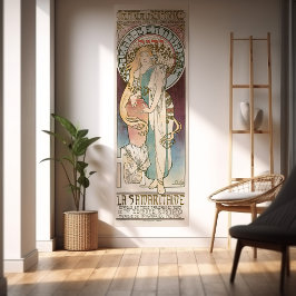 Póster Sarah Bernhardt Le Samaritaine Art Nouveau Mucha