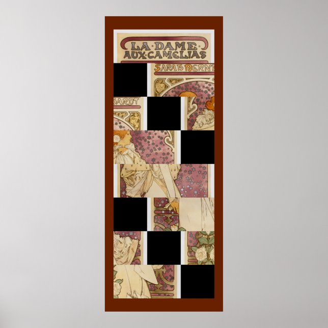 Póster Sarah Bernhardt - Por: Poster de Alfons Mucha (Frente)