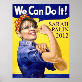 Póster Sarah Palin We Can Do It