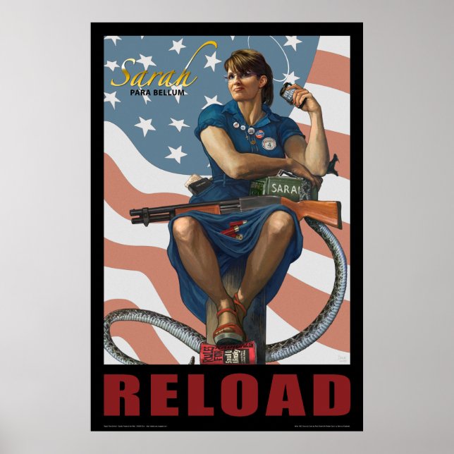 Póster Sarah Para Bellum RELOAD (Frente)