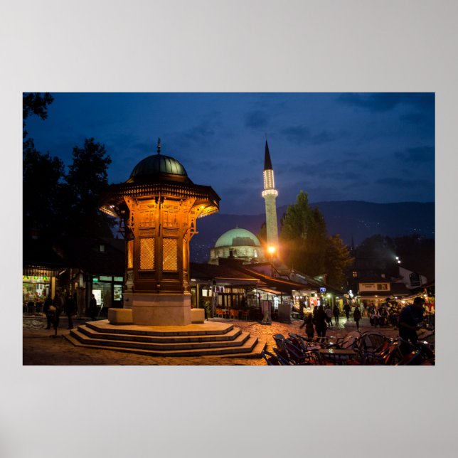 Póster Sarajevo Bosna en Hercegovina (Frente)
