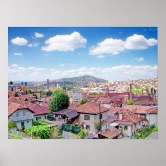 Póster Sarajevo, vista de Bistrik