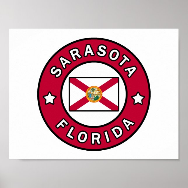 Póster Sarasota Florida (Frente)