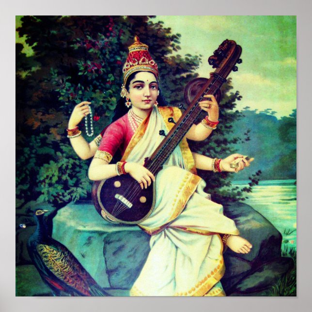 Póster Saraswati (Frente)