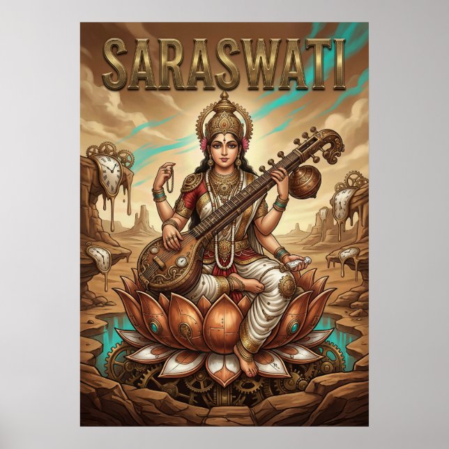 Póster Saraswati V02 (Frente)