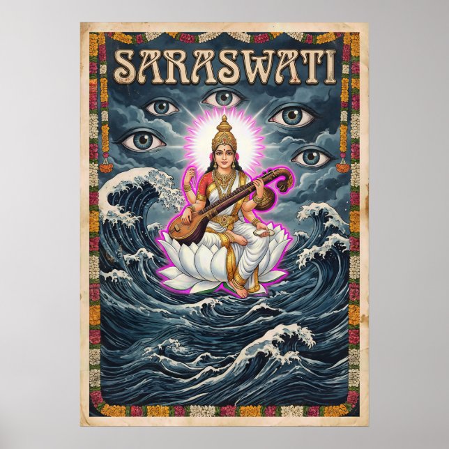 Póster Saraswati V03 (Frente)