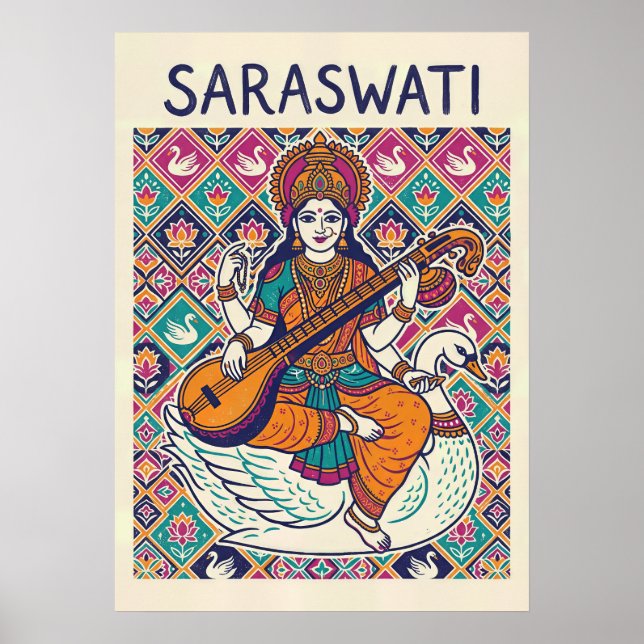 Póster Saraswati V08 (Frente)
