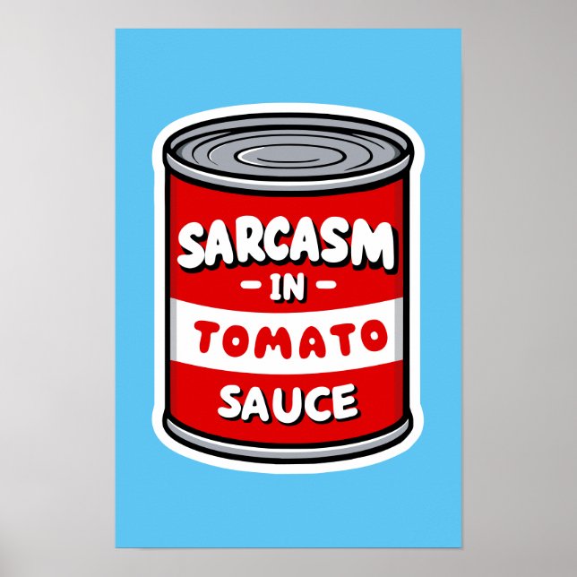 Póster Sarcasmo en salsa de tomate (Frente)