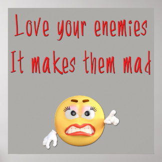 Póster Sarcasmo gracioso dice y cita sarcasmo salado